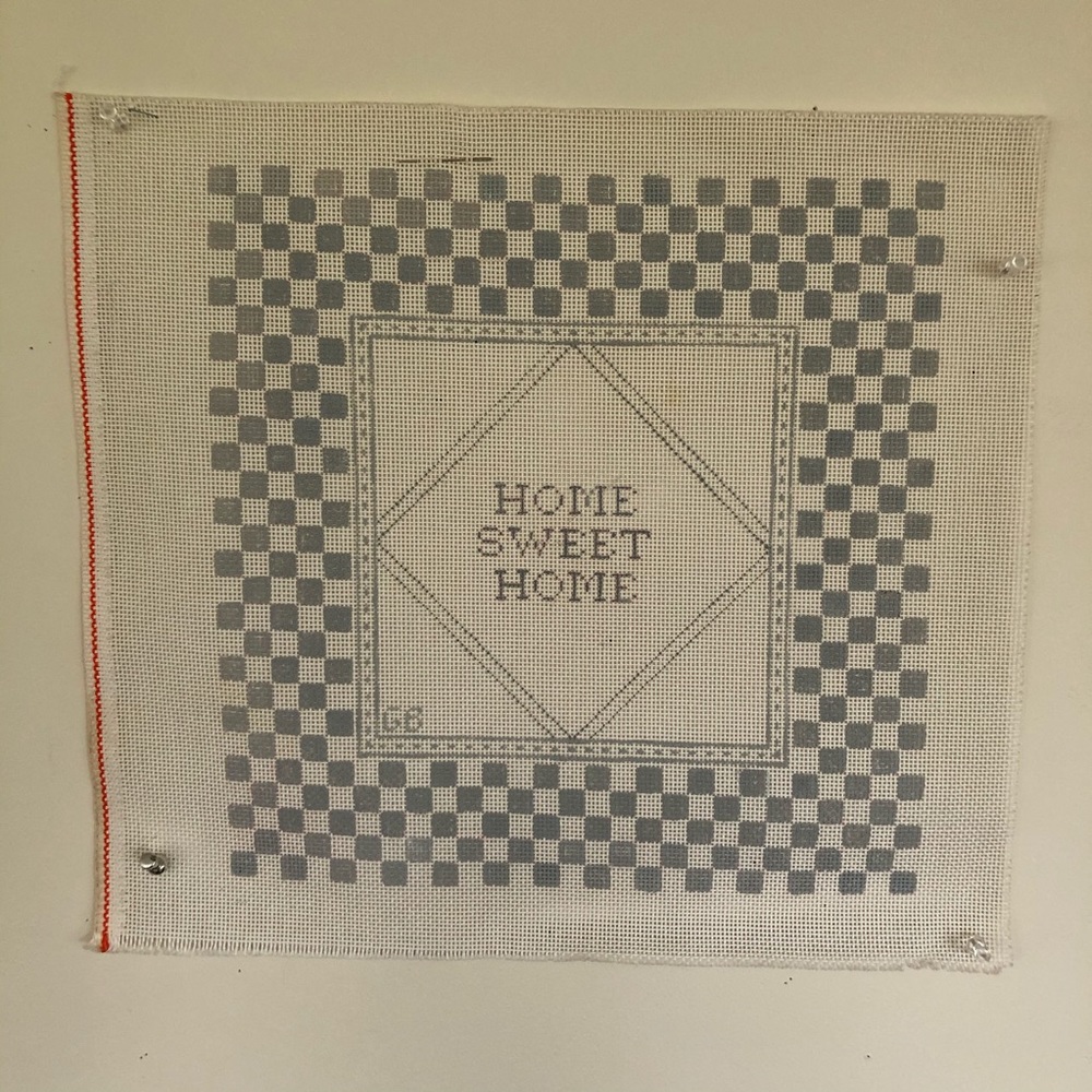 Home Sweet Home needlepoint